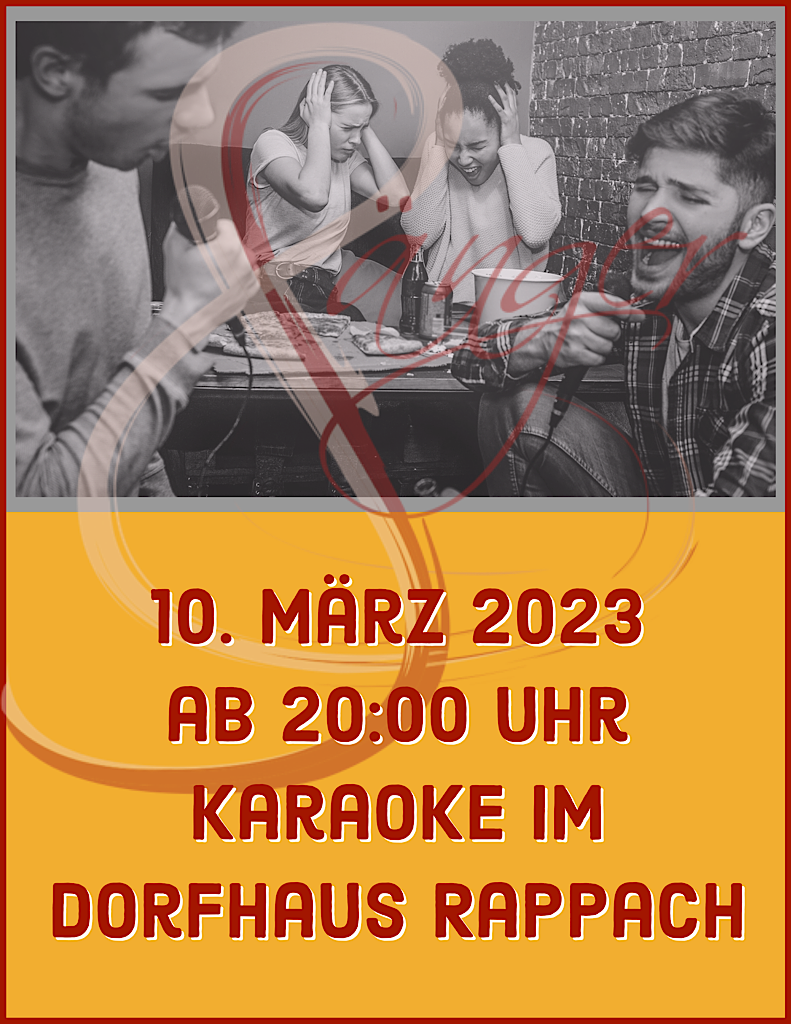 Karaoke 10 Mrz 2023