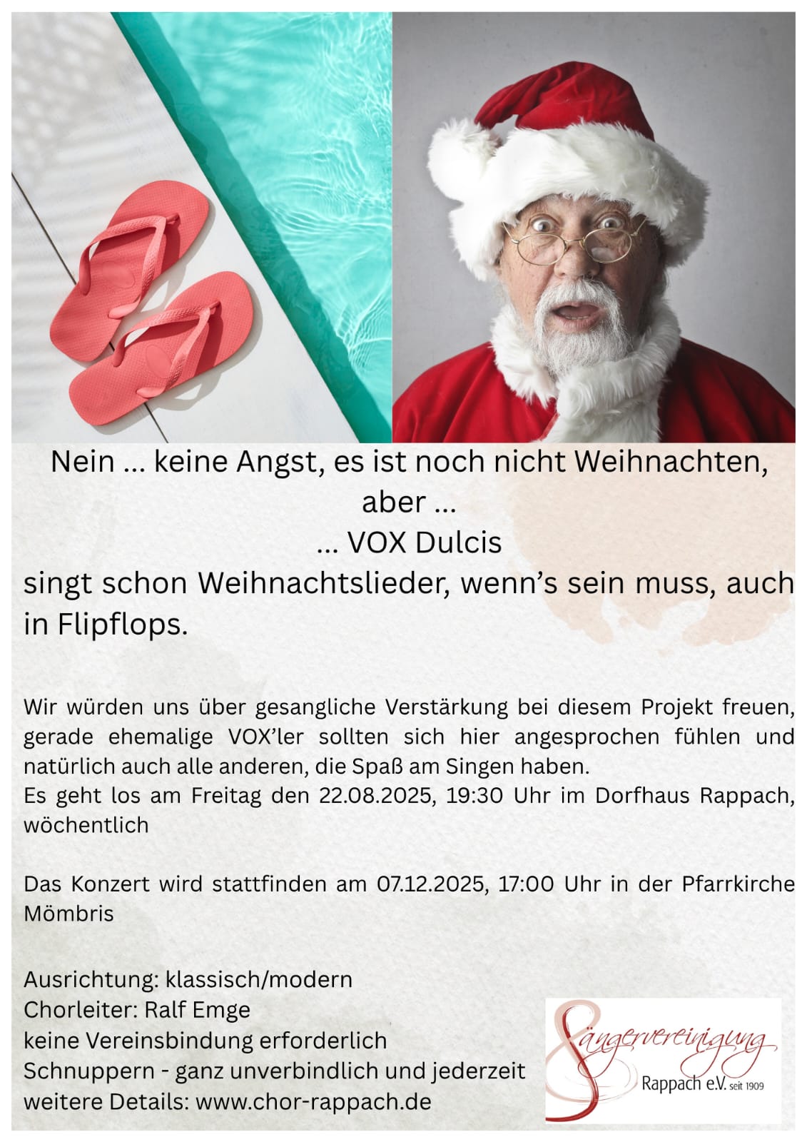 Weihnachtslieder Vox Dulcis 2025